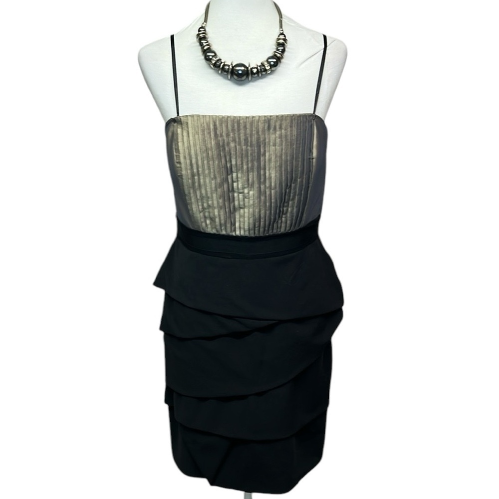 Max And Cleo Metallic Cocktail Dress